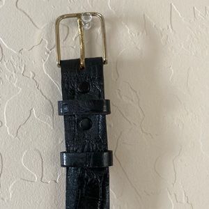 Abercrombie & Fitch genuine alligator belt